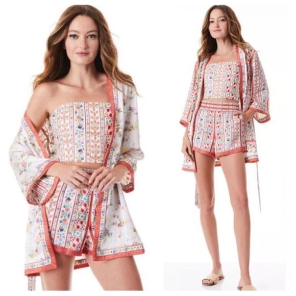 ALICE + OLIVIA Domino Reversible Kimono NO BELT-V15 - Picture 1 of 9